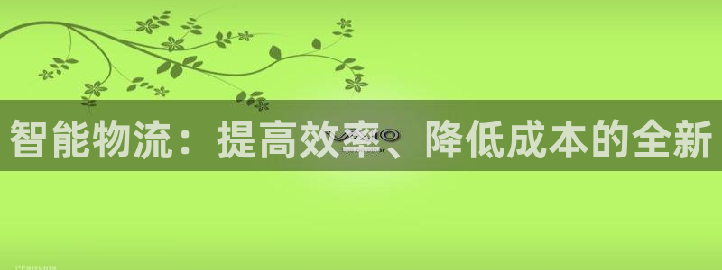 旺财28如何看012路计划：智能物流