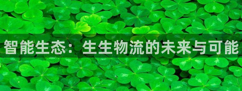旺财28黑款：智能生态：生生物流的未来与可能