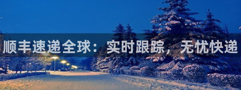 旺财28是正规平台吗：顺丰速递全球：